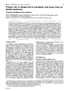 platelet membranes - Semantic Scholar