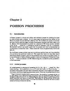 Poisson Processes - MIT OpenCourseWare