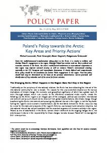Poland's Policy towards the Arctic: Key Areas and Priority Actions