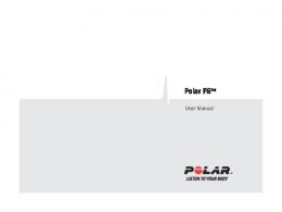 Polar F6 User Manual