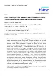 Polar Microalgae - MDPI