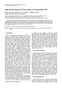 Polycrystalline Alloy