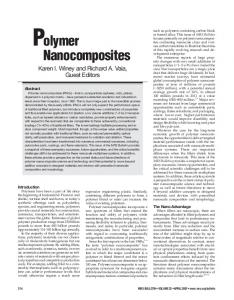 Polymer Nanocomposites