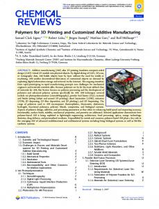 Polymers for 3D Printing and Customized Additive