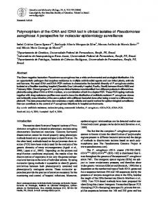 Polymorphism of the rDNA and tDNA loci in clinical