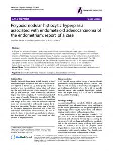 Polypoid nodular histiocytic hyperplasia ... - Semantic Scholar