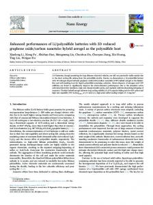 polysulfide batteries