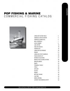 POP FISHING & MARINE COMMERCIAL FISHING CATALOG