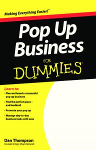 Pop Up Business For Dummies