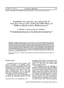 Population size structure, age and growth of Naucrates ... - CSIC Digital