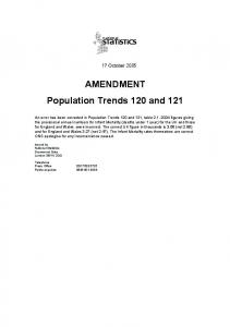 Population Trends 120