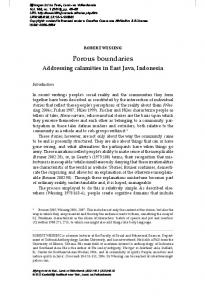 Porous boundaries - Brill Online Books and Journals