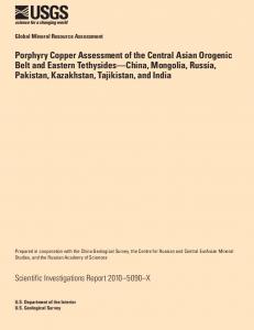 Porphyry copper assessment of the Central Asian Orogenic Belt and ...