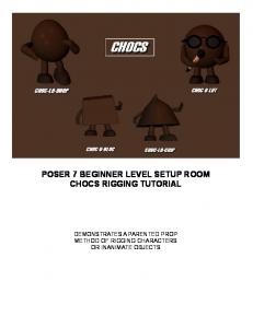 poser 7 setup room rigging tutorial