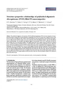 POSS - eXPRESS Polymer Letters