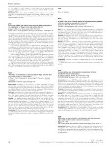 Poster Abstracts