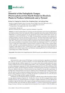 Potential of the Endophytic Fungus Phialocephala