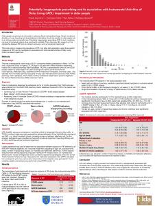 Potentially inappropriate prescribing and its association with ... - TILDA