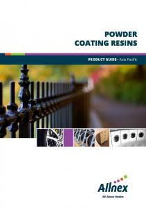 POWDER COATING RESINS - Allnex