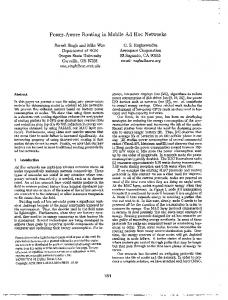 Power-Aware Routing in Mobile Ad Hoc Networks