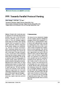 PPP: Towards Parallel Protocol Parsing