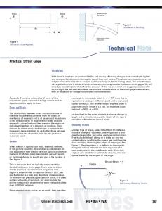 Practical Strain Gage - VTI Instruments