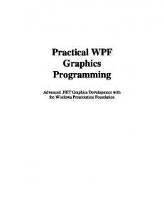 Practical WPF Graphics Programming