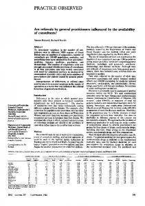 practice observed - Europe PMC