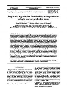 Pragmatic approaches for effective management of ... - Inter Research