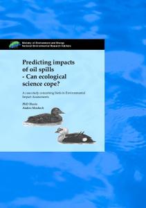 Predicting impacts of oil spills