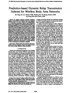 Prediction-based Dynamic Relay Transmission Scheme ... - Acsu Buffalo