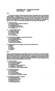 PREDIKSI SOAL BAHASA INGGRIS SNMPTN 2009-PAKET 1