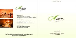 PREISKATALOG - AVEO Spa