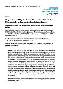 Preparation and Physicochemical Properties of Vinblastine ... - MDPI