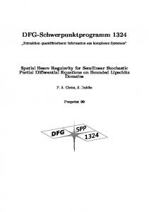 Preprint - Fachbereich Mathematik und Informatik - Uni Marburg