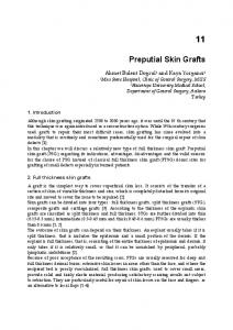 Preputial Skin Grafts