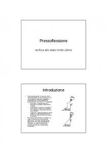 Pressoflessione Introduzione