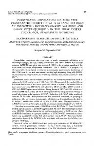 presynaptic depolarization mediates presynaptic ... - Semantic Scholar