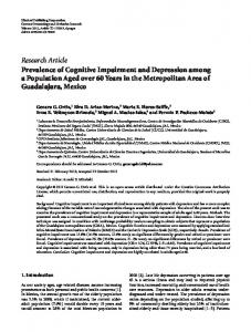 Prevalence of Cognitive Impairment and Depression among a ...