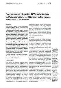 Prevalence of Hepatitis G Virus Infection in Patients with ... - CiteSeerX