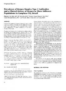 Prevalence of Herpes Simplex - Core