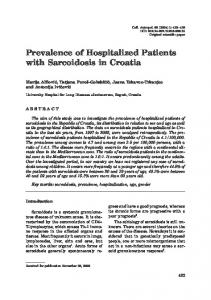 Prevalence of Hospitalized Patients with ... - Semantic Scholar