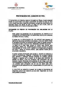 prevencion cancer de piel