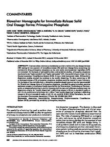 Primaquine phosphate