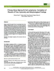 Primary Bone Marrow B-Cell Lymphoma