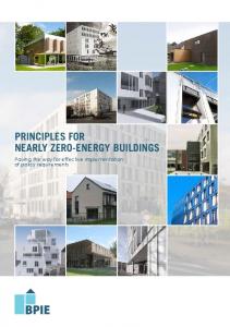 PrinciPles for nearly Zero-energy Buildings - Buildings Performance