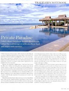 Private ParadiSe - Abaca Boutique Resort