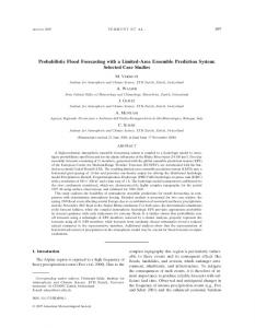 Probabilistic Flood Forecasting with a Limited-Area Ensemble ...