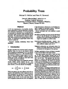 Probability Trees - CiteSeerX