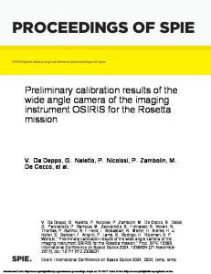 proceedings of spie